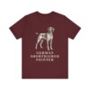 German Shorthaired Pointer Lover Shirt, Vintage Dog Sketch Tee, Dog Lover Gift