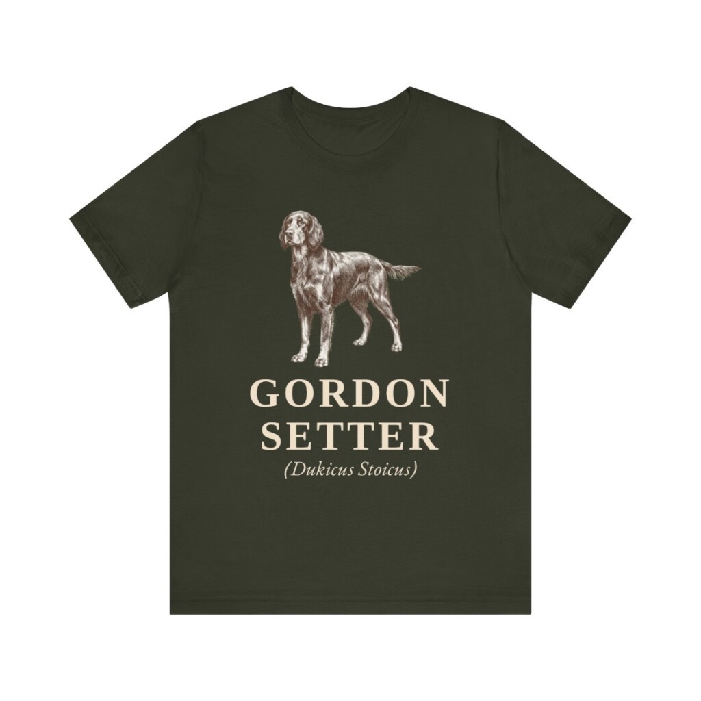 Gordon Setter Latin Shirt, Vintage Dog Sketch Tee, Dog Latin Gift Gordon Setter Latin Shirt, Vintage Dog Sketch Tee, Dog Latin Gift