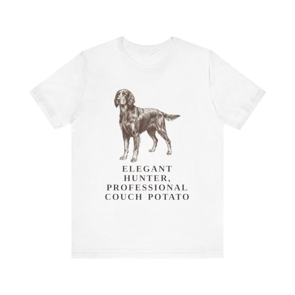 Gordon Setter Humor Shirt, Vintage Dog Sketch Tee, Dog Humor Gift
