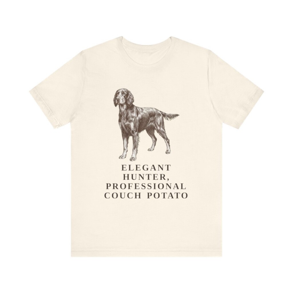 Gordon Setter Humor Shirt, Vintage Dog Sketch Tee, Dog Humor Gift