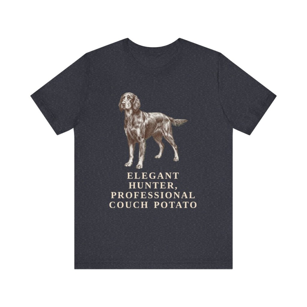 Gordon Setter Humor Shirt, Vintage Dog Sketch Tee, Dog Humor Gift