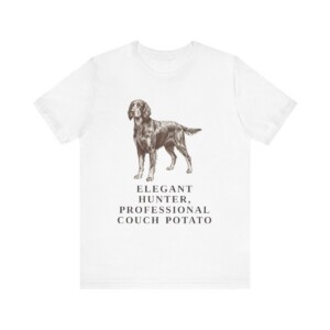 Gordon Setter Humor Shirt, Vintage Dog Sketch Tee, Dog Humor Gift