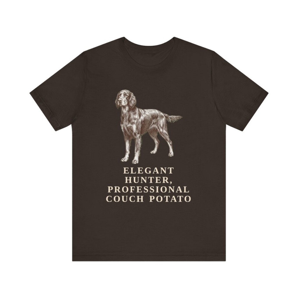 Gordon Setter Humor Shirt, Vintage Dog Sketch Tee, Dog Humor Gift