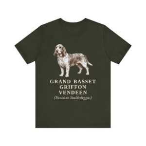 Grand Basset Griffon Vendeen Latin Shirt, Vintage Dog Sketch Tee, Dog Latin Gift