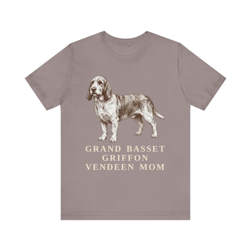 Grand Basset Griffon Vendeen Mom Shirt, Vintage Dog Sketch Tee, Dog Mom Gift