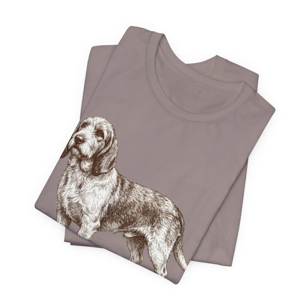Grand Basset Griffon Vendeen Mom Shirt, Vintage Dog Sketch Tee, Dog Mom Gift