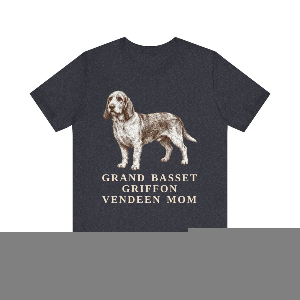 Grand Basset Griffon Vendeen Mom Shirt, Vintage Dog Sketch Tee, Dog Mom Gift
