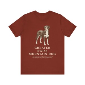 Greater Swiss Mountain Dog Latin Shirt, Vintage Dog Sketch Tee, Dog Latin Gift