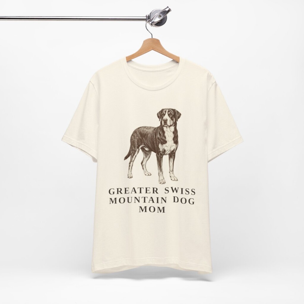 Greater Swiss Mountain Dog Mom Shirt, Vintage Dog Sketch Tee, Dog Mom Gift