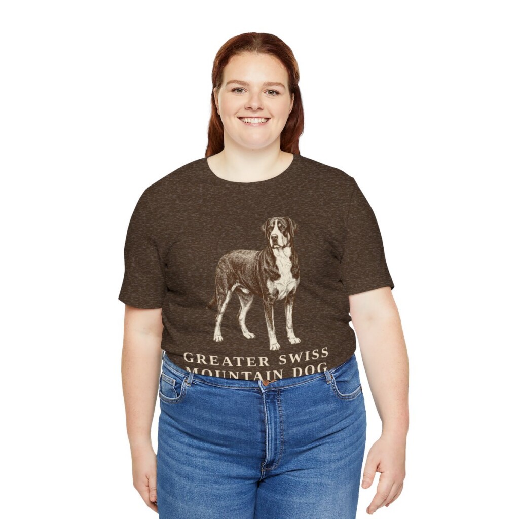Greater Swiss Mountain Dog Mom Shirt, Vintage Dog Sketch Tee, Dog Mom Gift