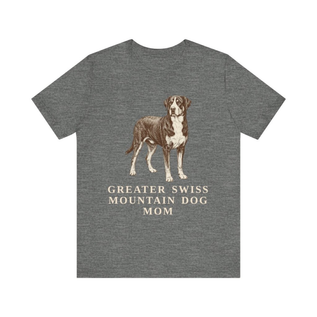 Greater Swiss Mountain Dog Mom Shirt, Vintage Dog Sketch Tee, Dog Mom Gift