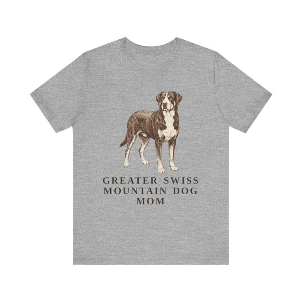 Greater Swiss Mountain Dog Mom Shirt, Vintage Dog Sketch Tee, Dog Mom Gift