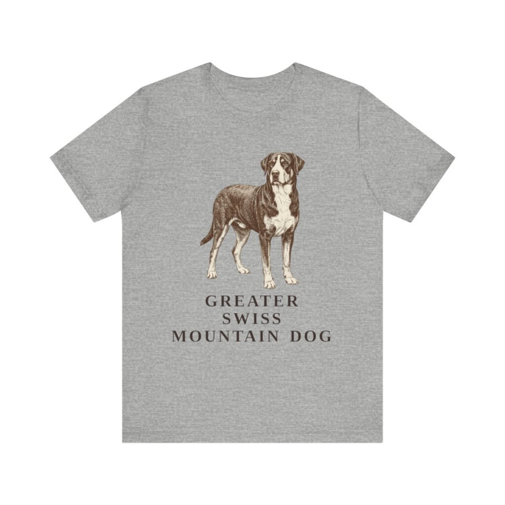 Greater Swiss Mountain Dog Shirt, Vintage Dog Sketch Tee, Dog Lover Gift