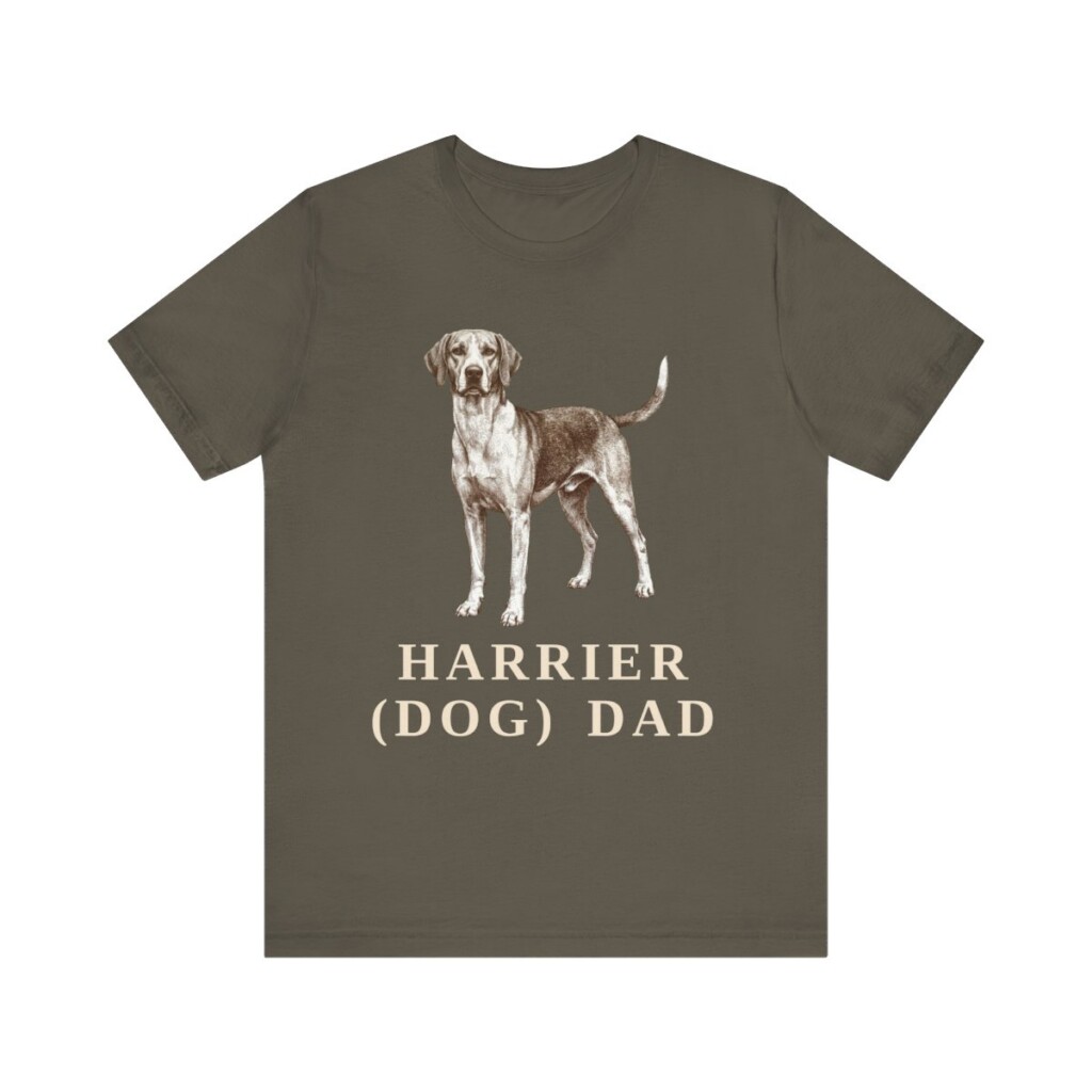Harrier Dog Dad Shirt, Vintage Dog Sketch Tee, Dog Dad Gift Harrier Dog Dad Shirt, Vintage Dog Sketch Tee, Dog Dad Gift