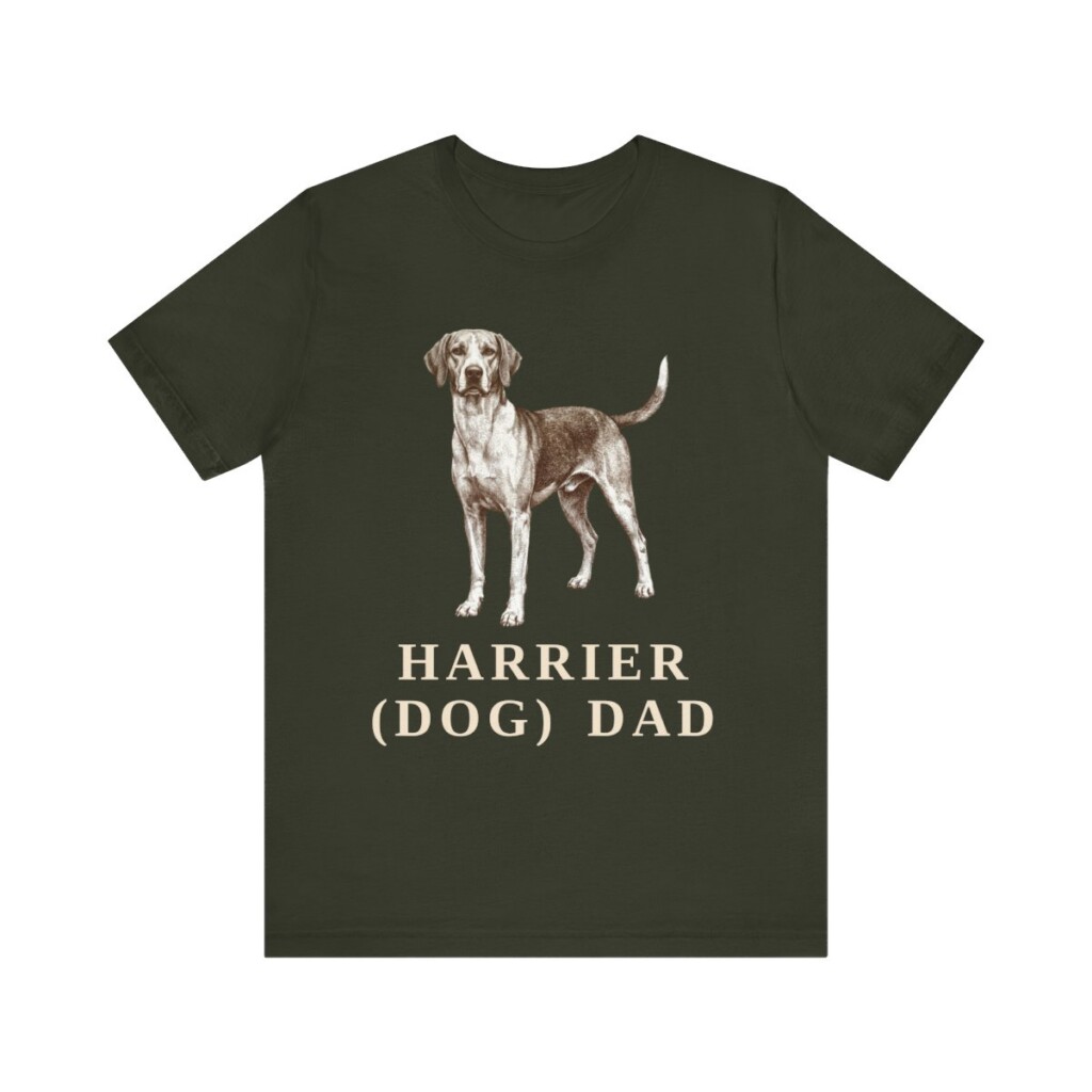 Harrier Dog Dad Shirt, Vintage Dog Sketch Tee, Dog Dad Gift Harrier Dog Dad Shirt, Vintage Dog Sketch Tee, Dog Dad Gift