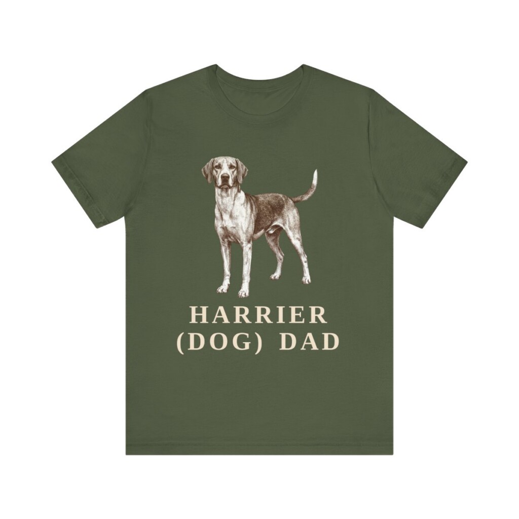 Harrier Dog Dad Shirt, Vintage Dog Sketch Tee, Dog Dad Gift Harrier Dog Dad Shirt, Vintage Dog Sketch Tee, Dog Dad Gift
