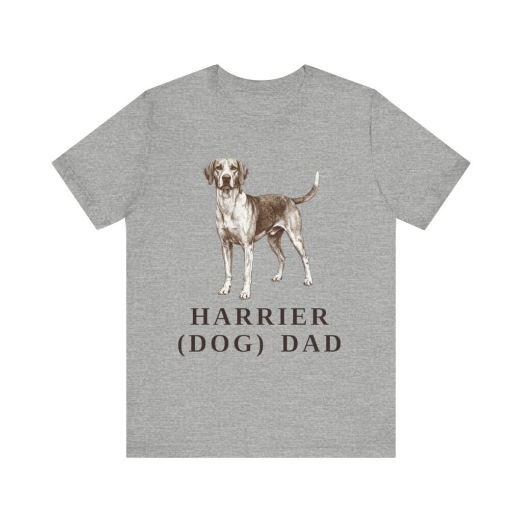 Harrier Dog Dad Shirt, Vintage Dog Sketch Tee, Dog Dad Gift Harrier Dog Dad Shirt, Vintage Dog Sketch Tee, Dog Dad Gift