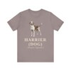 Harrier Dog Latin Shirt, Vintage Dog Sketch Tee, Dog Latin Gift