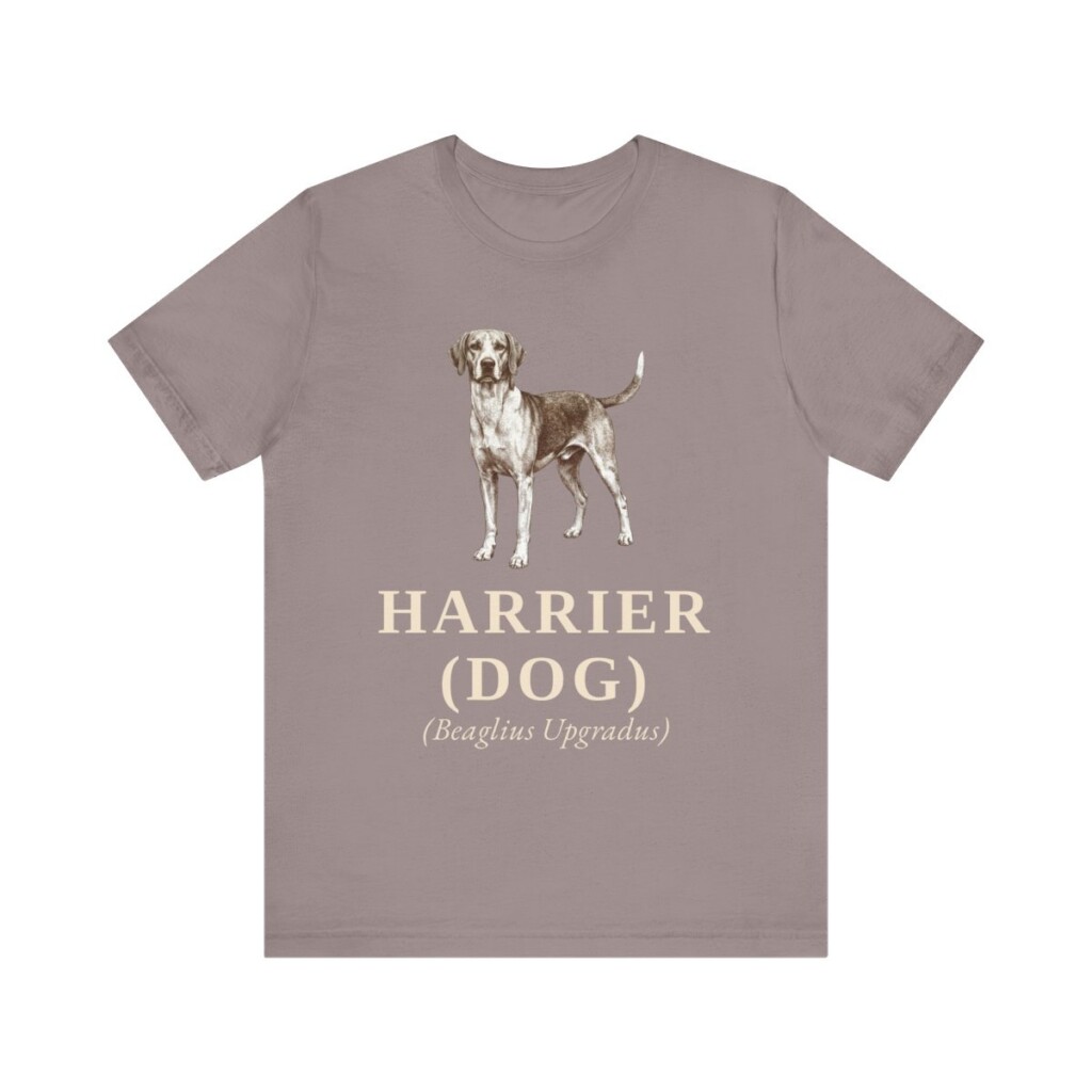 Harrier Dog Latin Shirt, Vintage Dog Sketch Tee, Dog Latin Gift