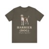 Harrier Dog Latin Shirt, Vintage Dog Sketch Tee, Dog Latin Gift