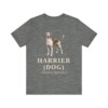 Harrier Dog Latin Shirt, Vintage Dog Sketch Tee, Dog Latin Gift