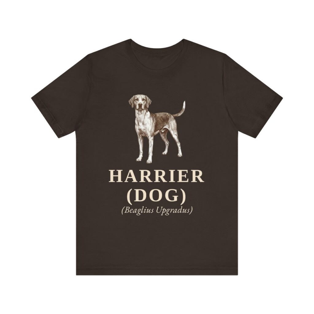 Harrier Dog Latin Shirt, Vintage Dog Sketch Tee, Dog Latin Gift