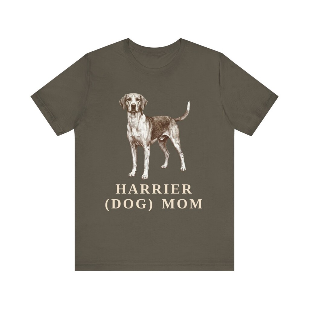 Harrier Dog Mom Shirt, Vintage Dog Sketch Tee, Dog Mom Gift