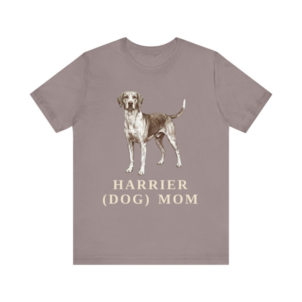 Harrier Dog Mom Shirt, Vintage Dog Sketch Tee, Dog Mom Gift