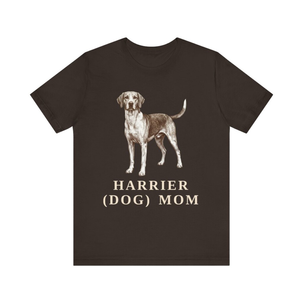 Harrier Dog Mom Shirt, Vintage Dog Sketch Tee, Dog Mom Gift
