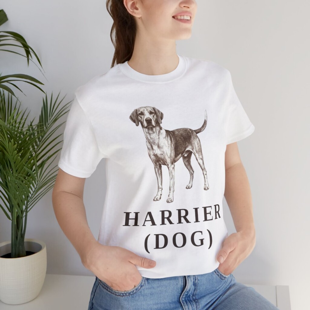 Harrier Dog Shirt, Vintage Dog Sketch Tee, Dog Lover Gift Harrier Dog Shirt, Vintage Dog Sketch Tee, Dog Lover Gift