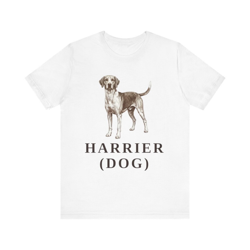 Harrier Dog Shirt, Vintage Dog Sketch Tee, Dog Lover Gift Harrier Dog Shirt, Vintage Dog Sketch Tee, Dog Lover Gift
