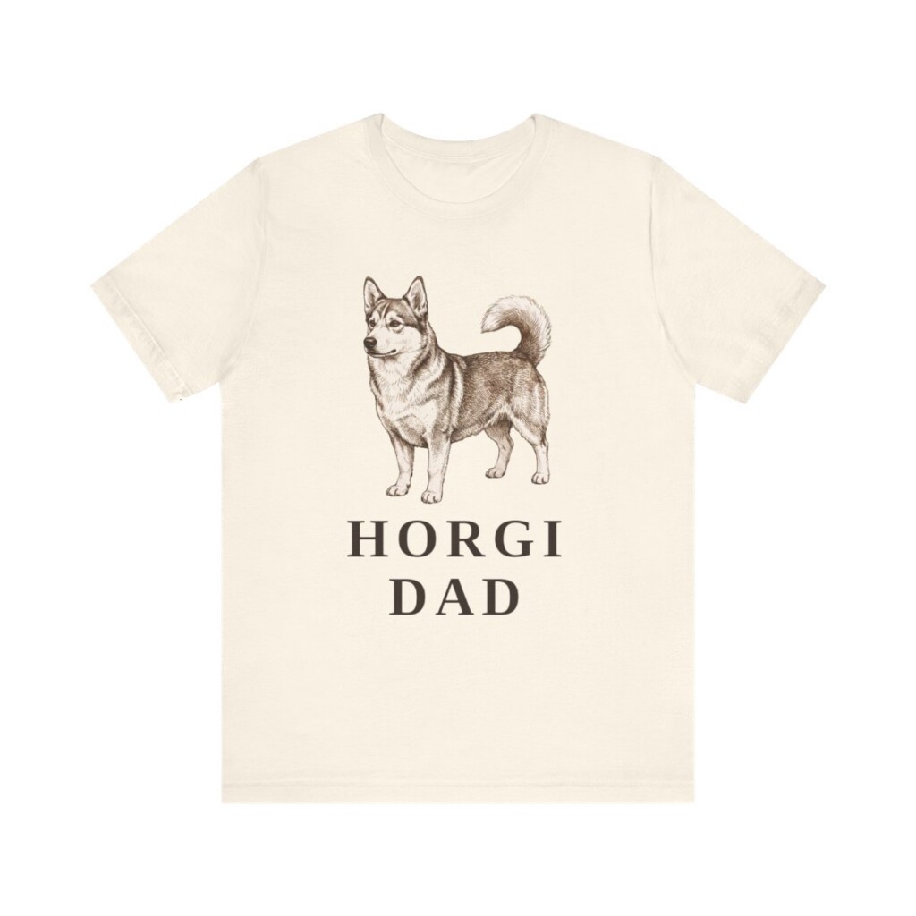 Horgi Dad Shirt, Vintage Dog Sketch Tee, Dog Dad Gift Horgi Dad Shirt, Vintage Dog Sketch Tee, Dog Dad Gift