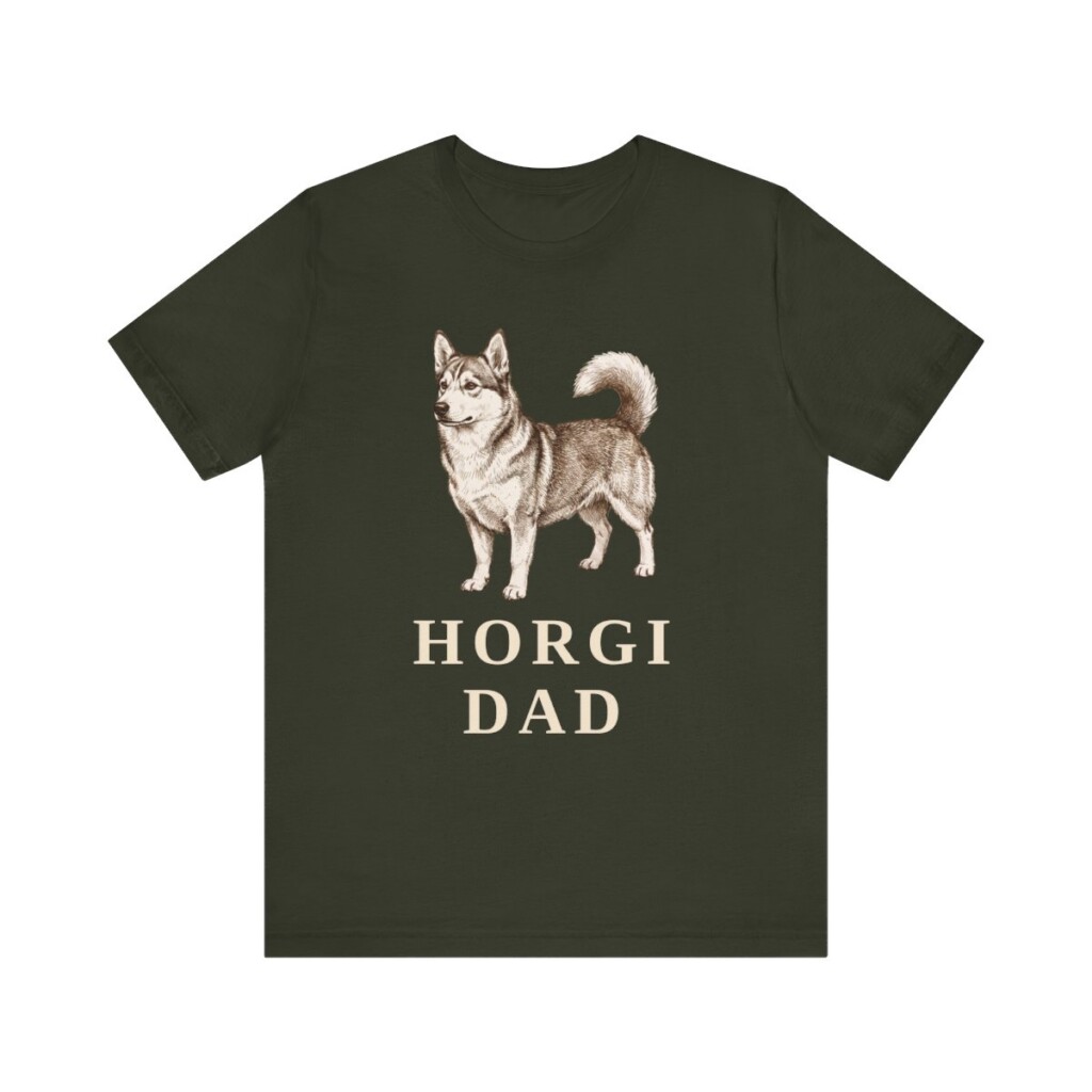 Horgi Dad Shirt, Vintage Dog Sketch Tee, Dog Dad Gift Horgi Dad Shirt, Vintage Dog Sketch Tee, Dog Dad Gift