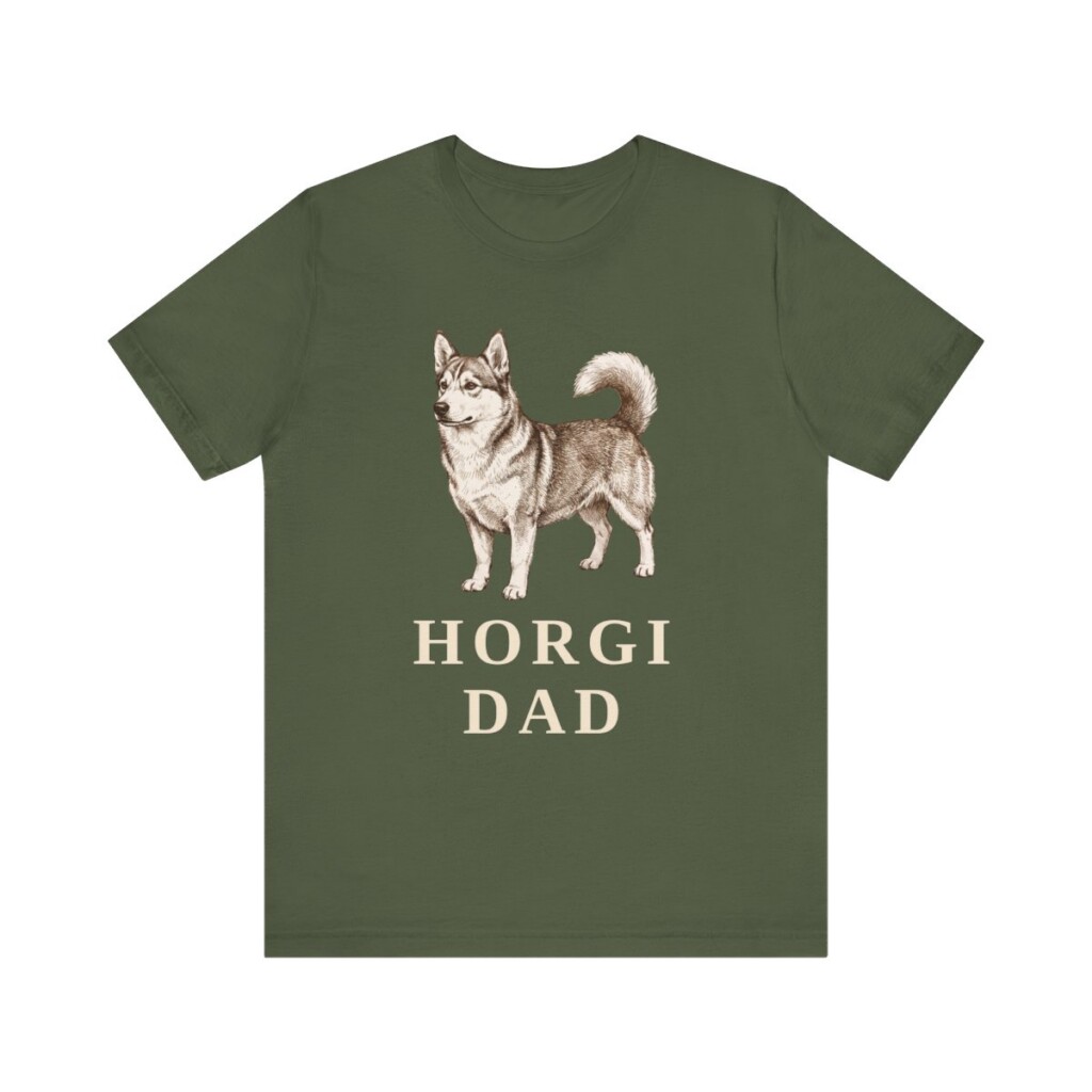 Horgi Dad Shirt, Vintage Dog Sketch Tee, Dog Dad Gift Horgi Dad Shirt, Vintage Dog Sketch Tee, Dog Dad Gift