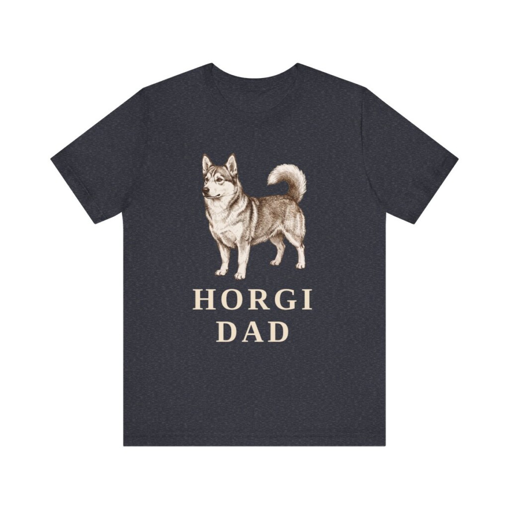 Horgi Dad Shirt, Vintage Dog Sketch Tee, Dog Dad Gift Horgi Dad Shirt, Vintage Dog Sketch Tee, Dog Dad Gift