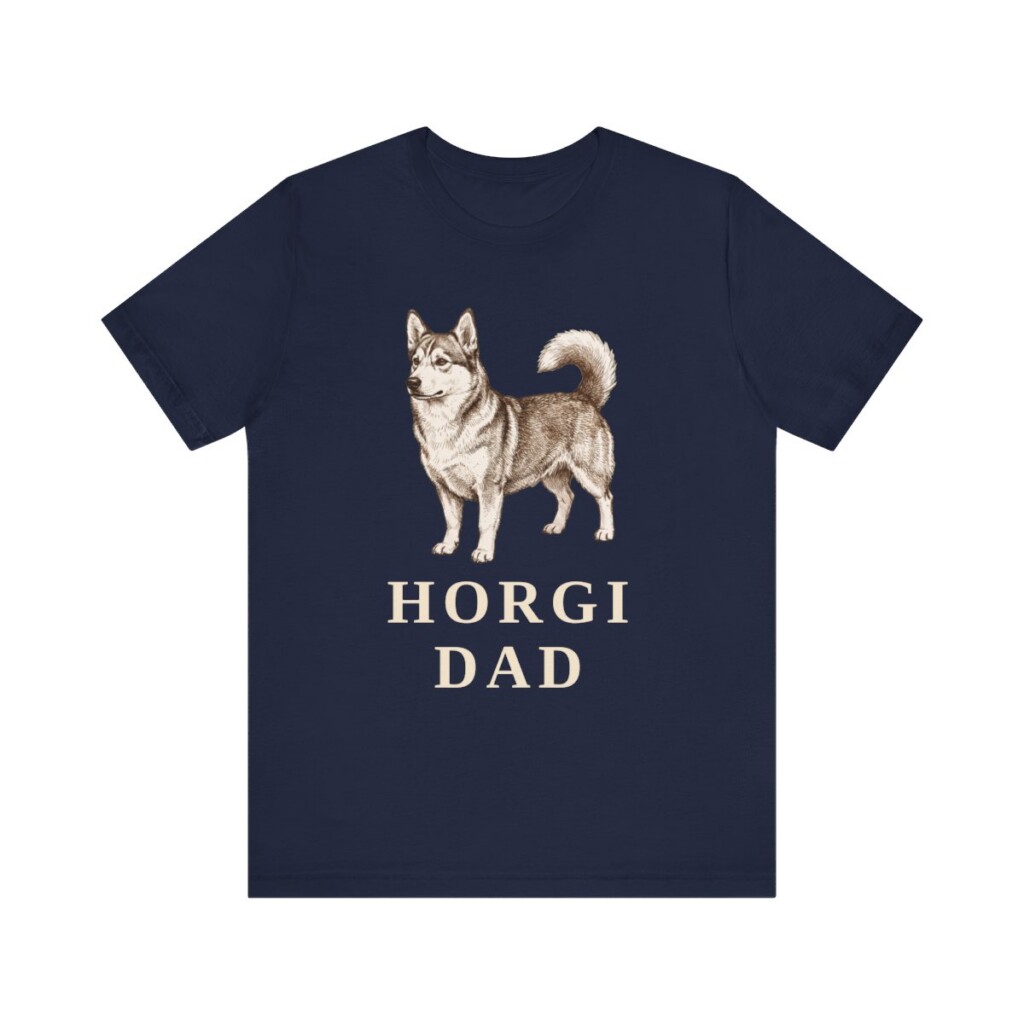 Horgi Dad Shirt, Vintage Dog Sketch Tee, Dog Dad Gift Horgi Dad Shirt, Vintage Dog Sketch Tee, Dog Dad Gift