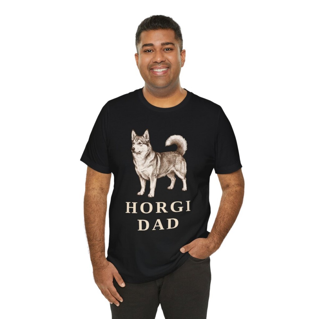 Horgi Dad Shirt, Vintage Dog Sketch Tee, Dog Dad Gift Horgi Dad Shirt, Vintage Dog Sketch Tee, Dog Dad Gift