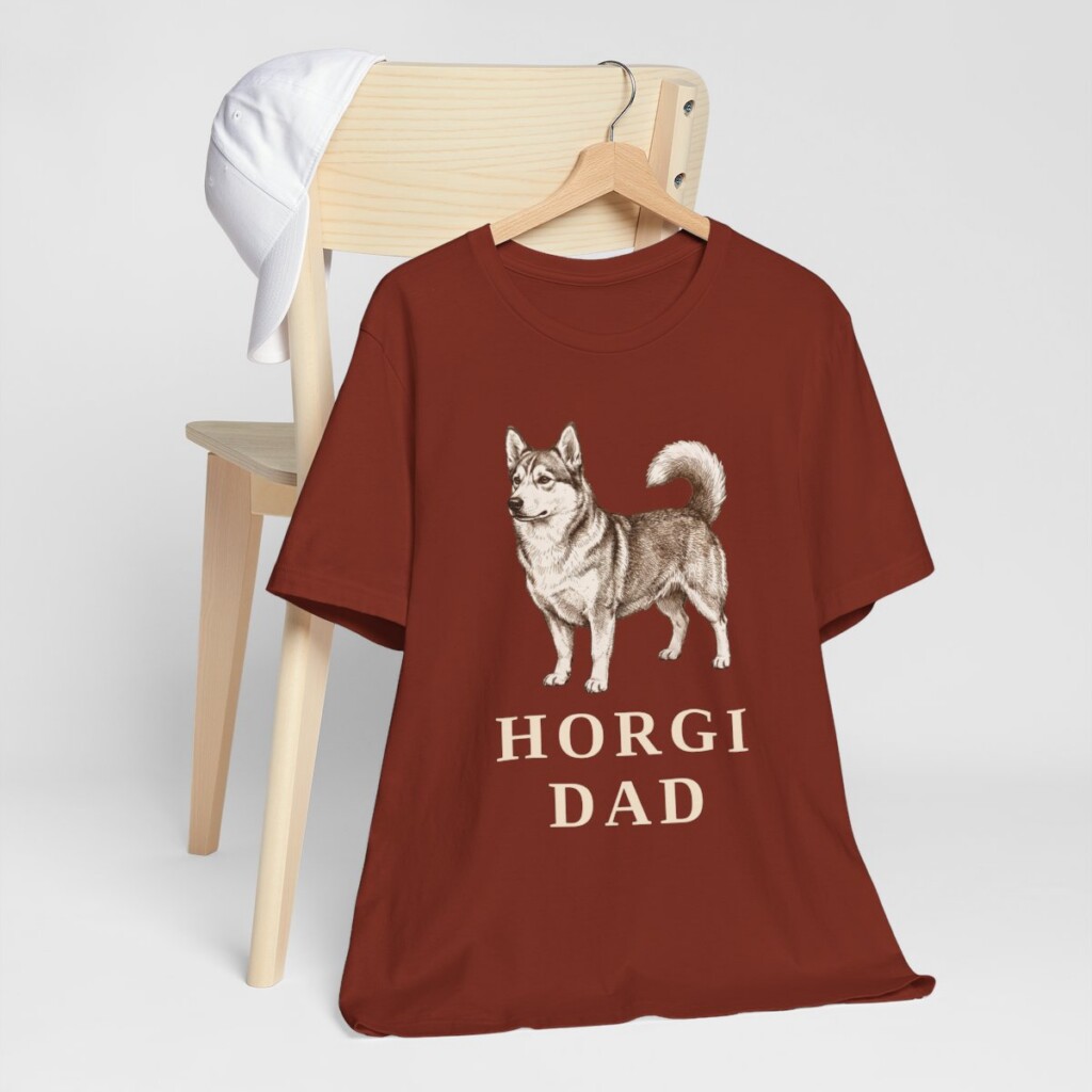 Horgi Dad Shirt, Vintage Dog Sketch Tee, Dog Dad Gift Horgi Dad Shirt, Vintage Dog Sketch Tee, Dog Dad Gift
