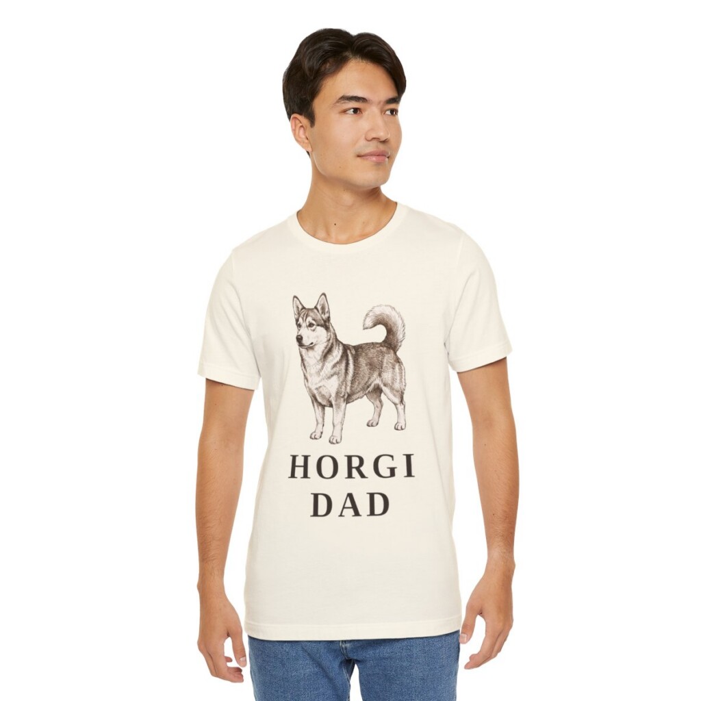 Horgi Dad Shirt, Vintage Dog Sketch Tee, Dog Dad Gift Horgi Dad Shirt, Vintage Dog Sketch Tee, Dog Dad Gift