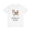 Horgi Dad Shirt, Vintage Dog Sketch Tee, Dog Dad Gift Horgi Dad Shirt, Vintage Dog Sketch Tee, Dog Dad Gift