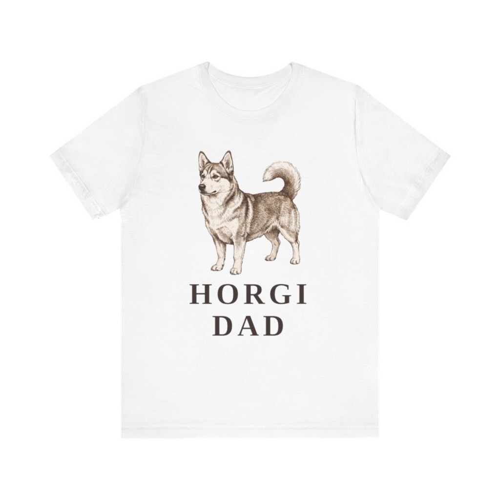 Horgi Dad Shirt, Vintage Dog Sketch Tee, Dog Dad Gift Horgi Dad Shirt, Vintage Dog Sketch Tee, Dog Dad Gift