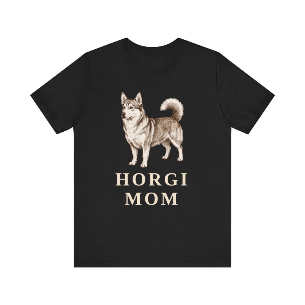 Horgi Mom Shirt, Vintage Dog Sketch Tee, Dog Mom Gift