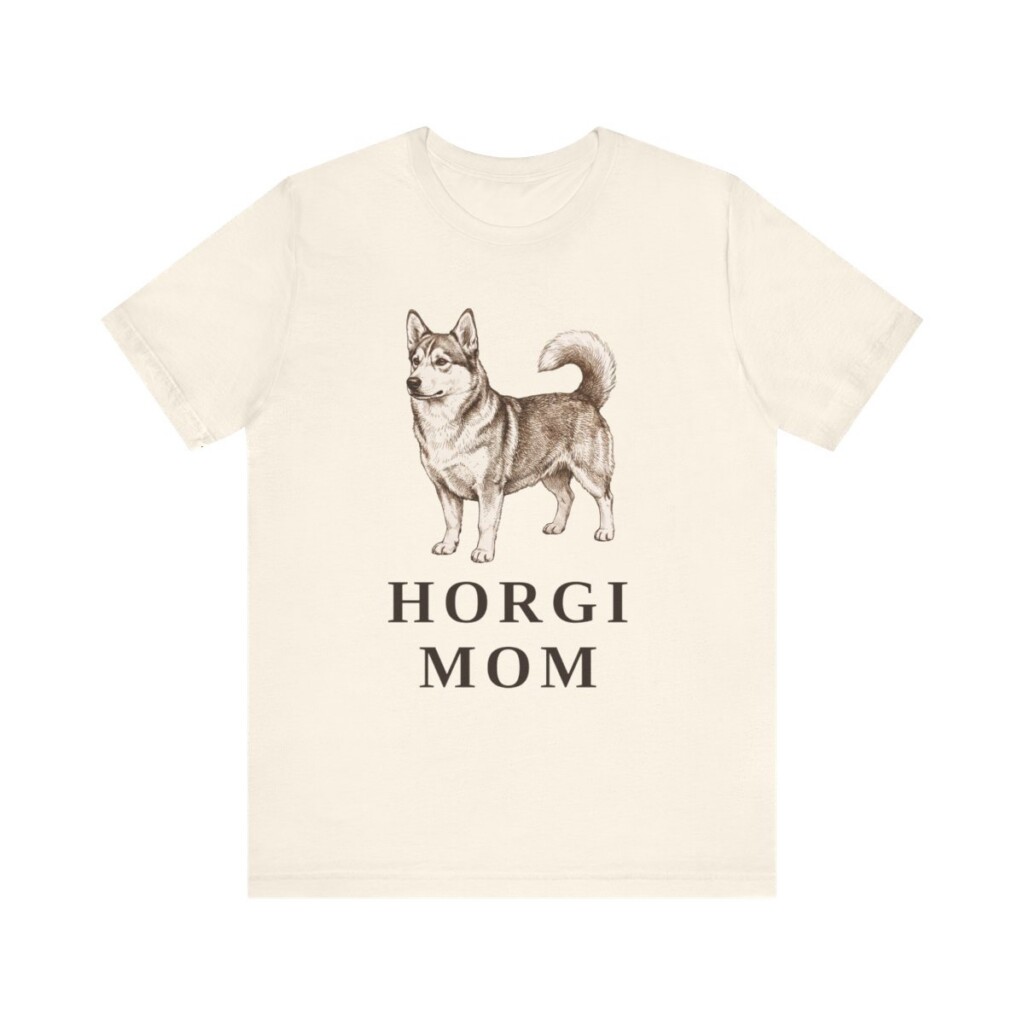 Horgi Mom Shirt, Vintage Dog Sketch Tee, Dog Mom Gift