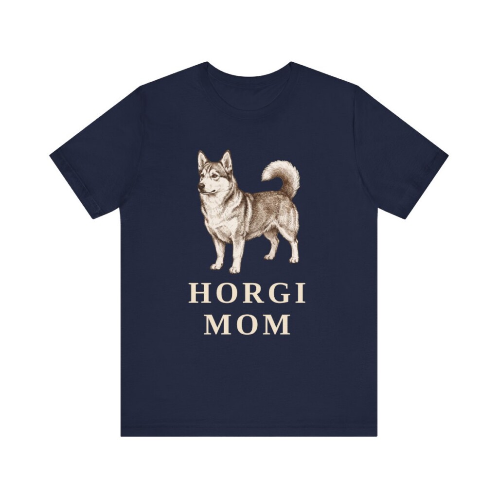 Horgi Mom Shirt, Vintage Dog Sketch Tee, Dog Mom Gift