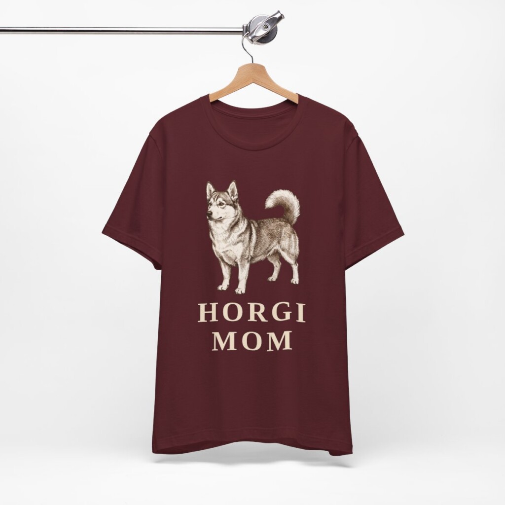 Horgi Mom Shirt, Vintage Dog Sketch Tee, Dog Mom Gift