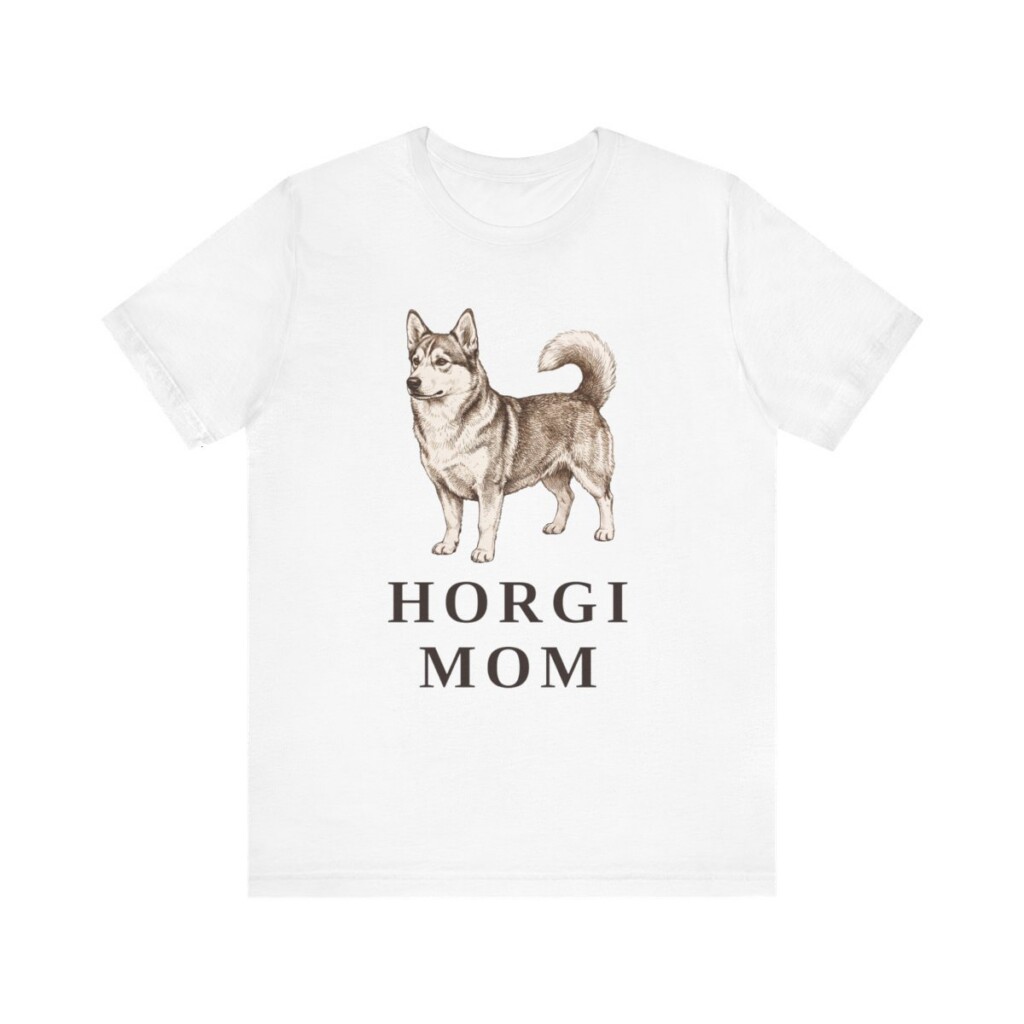 Horgi Mom Shirt, Vintage Dog Sketch Tee, Dog Mom Gift
