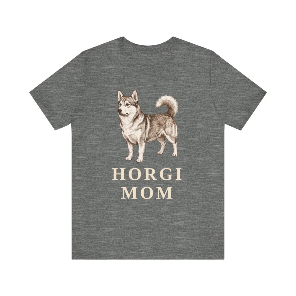Horgi Mom Shirt, Vintage Dog Sketch Tee, Dog Mom Gift