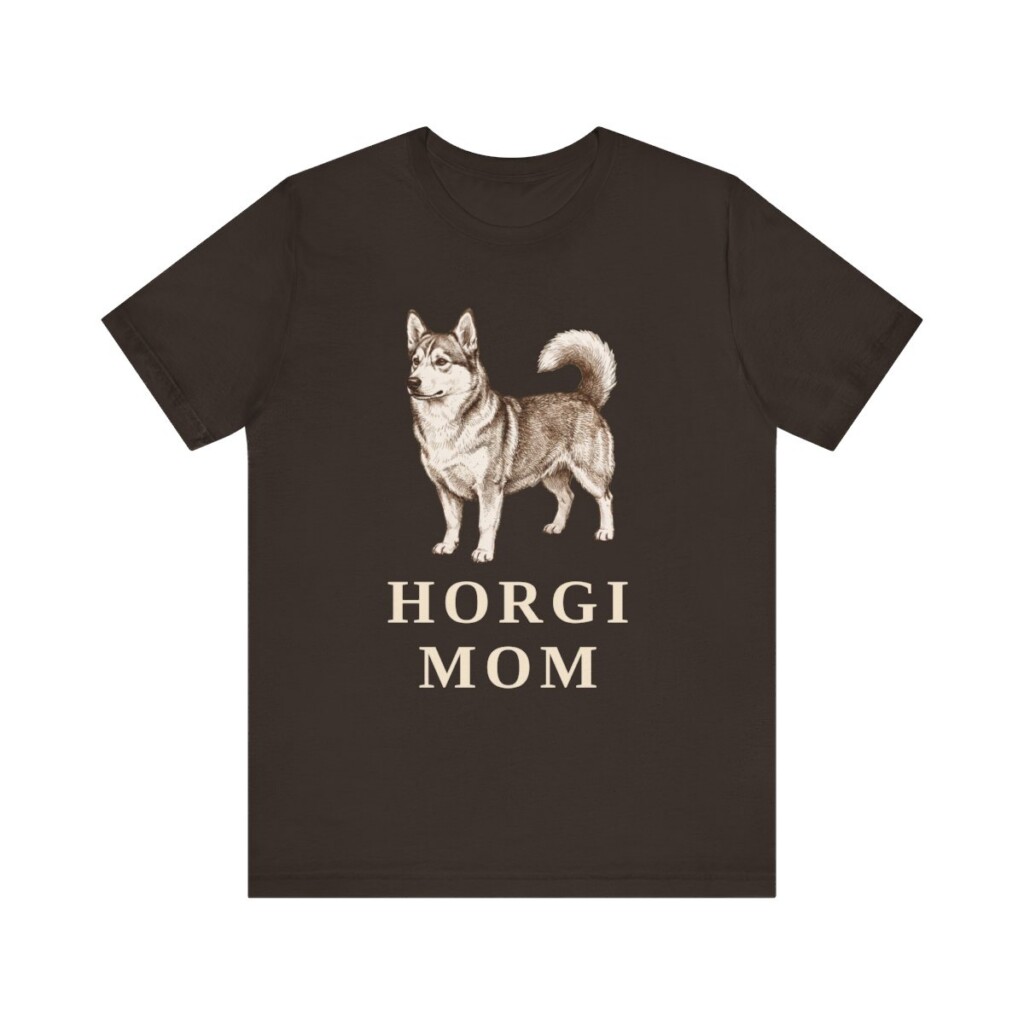 Horgi Mom Shirt, Vintage Dog Sketch Tee, Dog Mom Gift