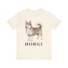 Horgi Shirt, Vintage Dog Sketch Tee, Dog Lover Gift Horgi Shirt, Vintage Dog Sketch Tee, Dog Lover Gift