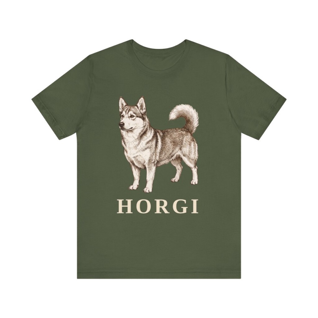 Horgi Shirt, Vintage Dog Sketch Tee, Dog Lover Gift Horgi Shirt, Vintage Dog Sketch Tee, Dog Lover Gift